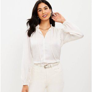Anne Taylor Ruffle Blouse